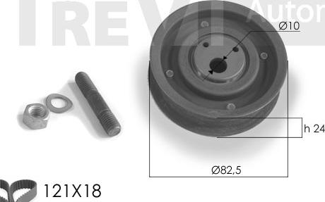 Trevi Automotive KD1112 - Timing Belt Set car-mod.net