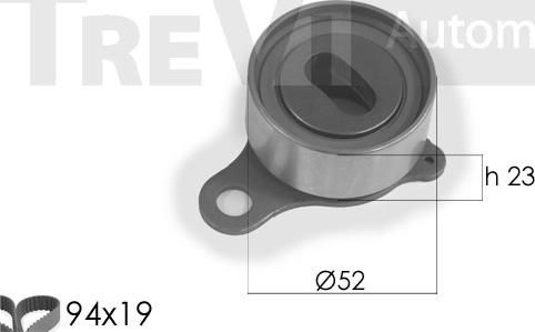 Trevi Automotive KD1136 - Timing Belt Set car-mod.net