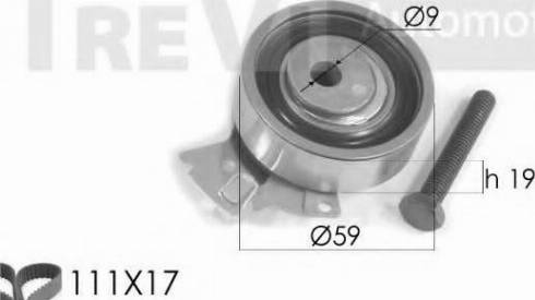 Trevi Automotive KD1130 - Timing Belt Set car-mod.net