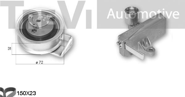 Trevi Automotive KD1348 - Timing Belt Set car-mod.net