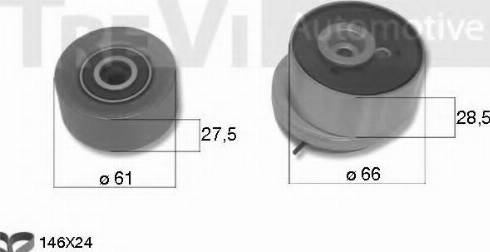 Trevi Automotive KD1382 - Timing Belt Set car-mod.net