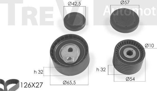 Trevi Automotive KD1214 - Timing Belt Set car-mod.net
