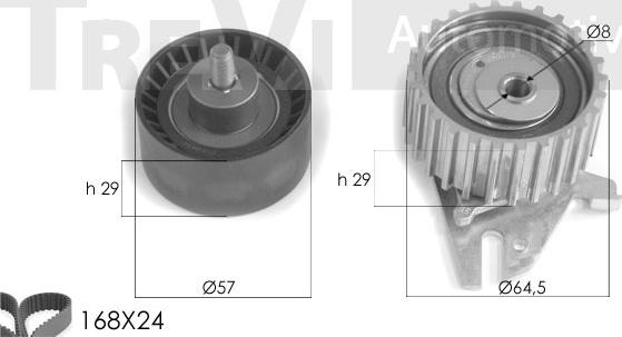 Trevi Automotive KD1232 - Timing Belt Set car-mod.net