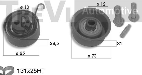 Trevi Automotive KD1270 - Timing Belt Set car-mod.net
