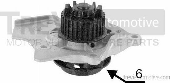 Trevi Automotive TP1172 - Water Pump car-mod.net