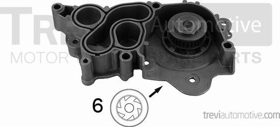 Trevi Automotive TP1318 - Water Pump car-mod.net
