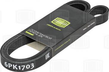 Trialli 6PK1703 - V-Ribbed Belt car-mod.net