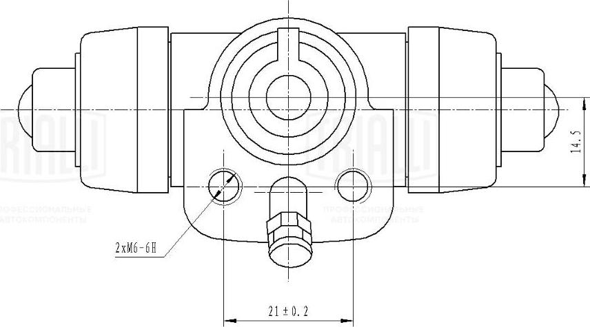 Trialli CF 1844 - Wheel Brake Cylinder car-mod.net