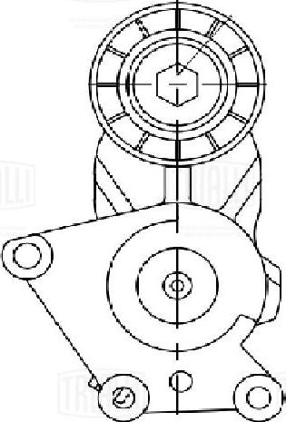 Trialli CM 5275 - Belt Tensioner, v-ribbed belt car-mod.net