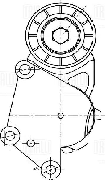 Trialli CM 5729 - Belt Tensioner, v-ribbed belt car-mod.net