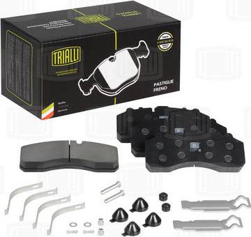 Trialli PFT 029059 - Brake Pad Set, disc brake car-mod.net