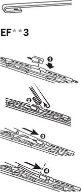 Trico EF603 - Wiper Blade car-mod.net