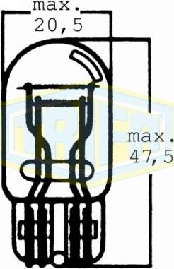 Trifa 01791 - Bulb, stop light car-mod.net