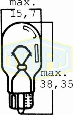 Trifa 01718 - Bulb, indicator car-mod.net
