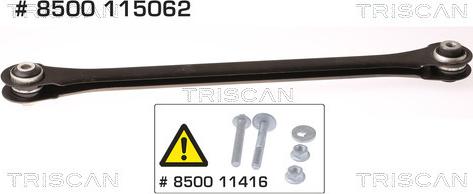 Triscan 8500 115062 - Rod / Strut, wheel suspension car-mod.net