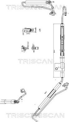 Triscan 8516 29040 - Hydraulic Hose, steering system car-mod.net