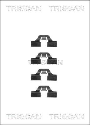 Triscan 8105 101605 - Accessory Kit for disc brake Pads car-mod.net