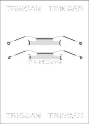 Triscan 8105 291607 - Accessory Kit for disc brake Pads car-mod.net
