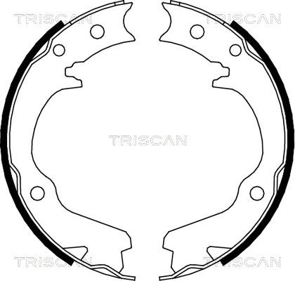 Triscan 8100 68001 - Drum Brake Shoe Set car-mod.net