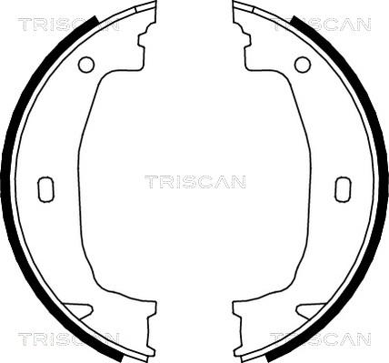 Triscan 8100 11011 - Drum Brake Shoe Set car-mod.net