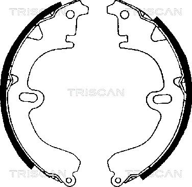 Triscan 8100 13392 - Drum Brake Shoe Set car-mod.net