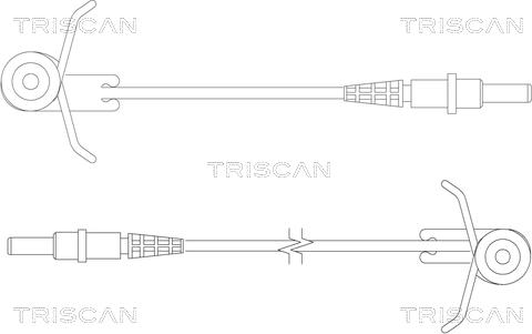 Triscan 8115 10004 - Warning Contact, brake pad wear car-mod.net