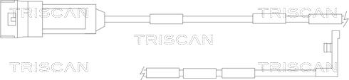 Triscan 8115 24001 - Warning Contact, brake pad wear car-mod.net