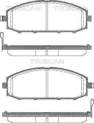 AISIN SS581-S - Brake Pad Set, disc brake car-mod.net