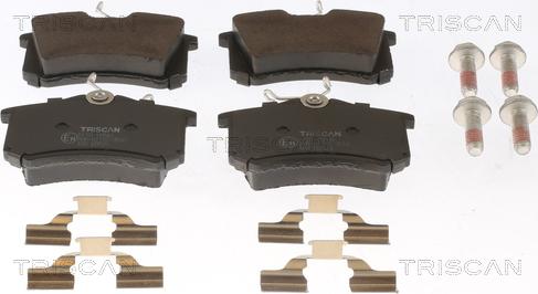 Triscan 8110 10544 - Brake Pad Set, disc brake car-mod.net