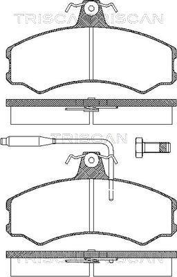 Alanko 10300592 - Brake Pad Set, disc brake car-mod.net