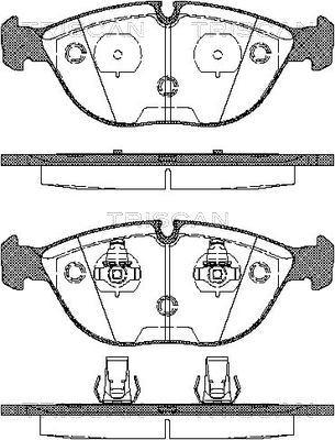 Alanko 10300465 - Brake Pad Set, disc brake car-mod.net