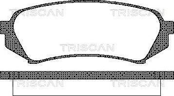ADVICS-SEA A2N004T - Brake Pad Set, disc brake car-mod.net