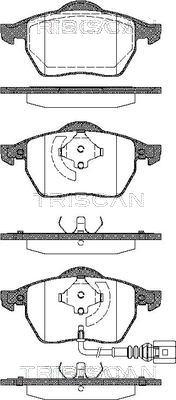 Triscan 8110 29040 - Brake Pad Set, disc brake car-mod.net
