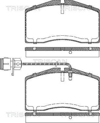 Akebono AN-4706WK - Brake Pad Set, disc brake car-mod.net