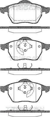 Triscan 8110 29006 - Brake Pad Set, disc brake car-mod.net
