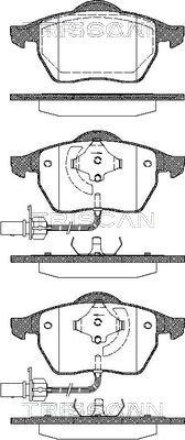 Triscan 8110 29016 - Brake Pad Set, disc brake car-mod.net