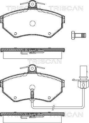 Triscan 8110 29030 - Brake Pad Set, disc brake car-mod.net