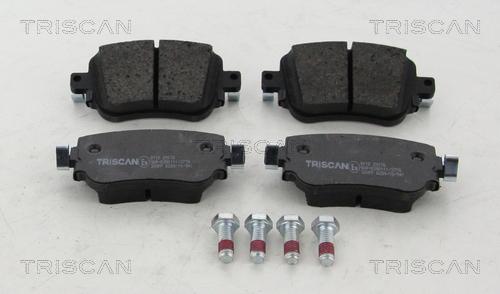 Triscan 8110 29176 - Brake Pad Set, disc brake car-mod.net