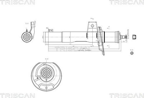 Triscan 8705 29106 - Shock Absorber car-mod.net