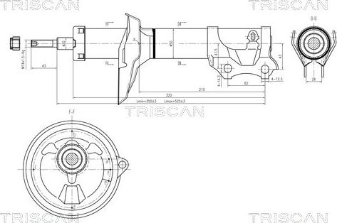 Triscan 8705 29110 - Shock Absorber car-mod.net