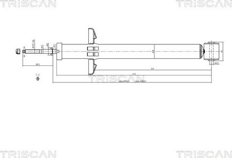 Triscan 8705 29209 - Shock Absorber car-mod.net