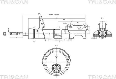 Triscan 8705 27101 - Shock Absorber car-mod.net