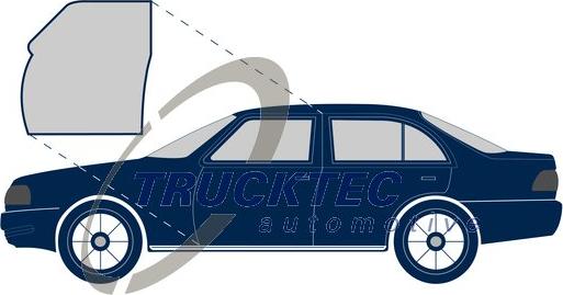 Trucktec Automotive 02.53.027 - Door Seal car-mod.net