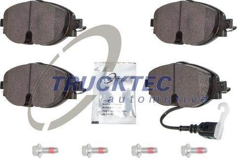 Trucktec Automotive 07.35.257 - Brake Pad Set, disc brake car-mod.net