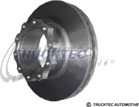 Trucktec Automotive 14.35.014 - Brake Disc car-mod.net