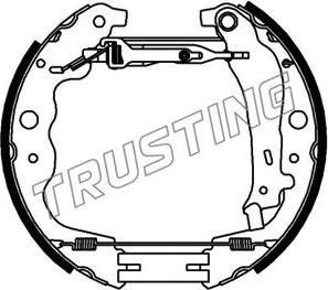 Trusting 6464 - Drum Brake Shoe Set car-mod.net