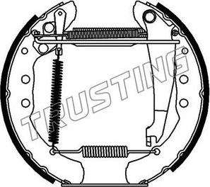 Trusting 6425 - Drum Brake Shoe Set car-mod.net