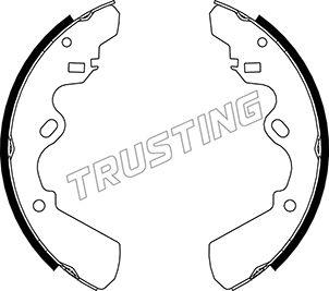 Trusting 047.353 - Drum Brake Shoe Set car-mod.net