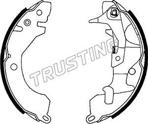 Trusting 064.157Y - Drum Brake Shoe Set car-mod.net
