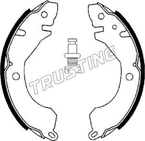 Trusting 064.157 - Drum Brake Shoe Set car-mod.net
